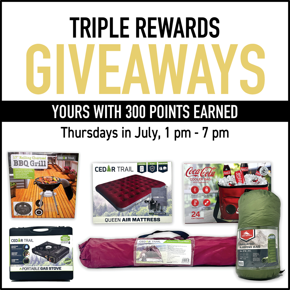Triple Rewards Giveaways Ad Triple Rewards Giveaways Ad